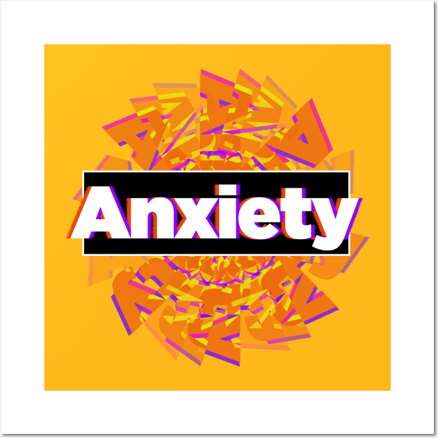 Anxiety Wall Art by C.Note